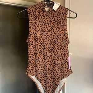 Forever 21 Cheetah Print Bodysuit